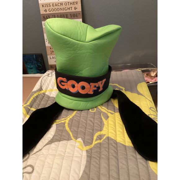 Disney Parks Goofy Green Character Cosplay Foam Hat with Ears - Picture 1 of 5